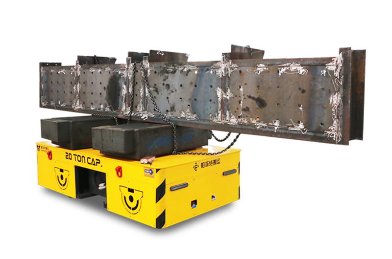 河南焦作20噸無軌電動(dòng)平車順利交接