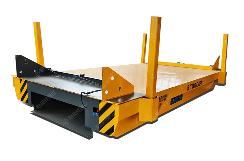 山東淄博BXC-5噸蓄電池電動平車順利交付